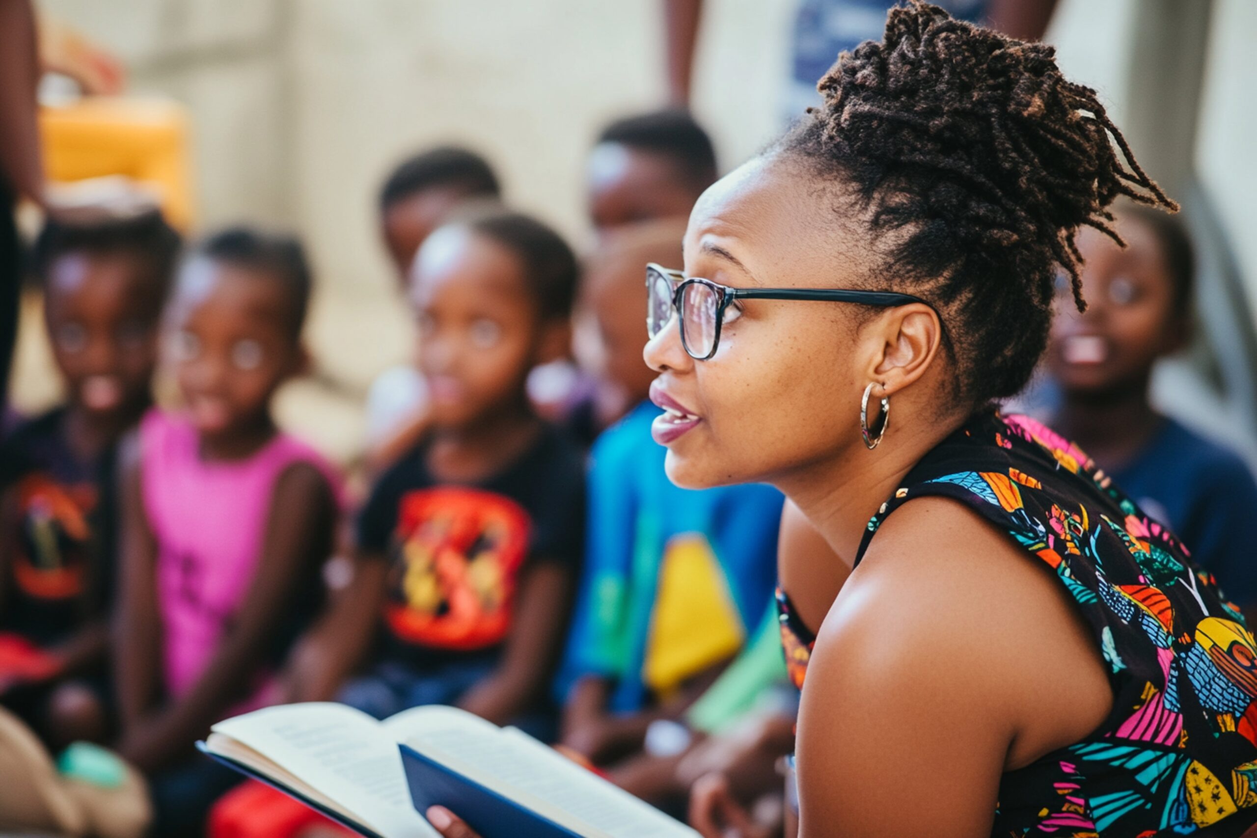 teacher-reading-class-children